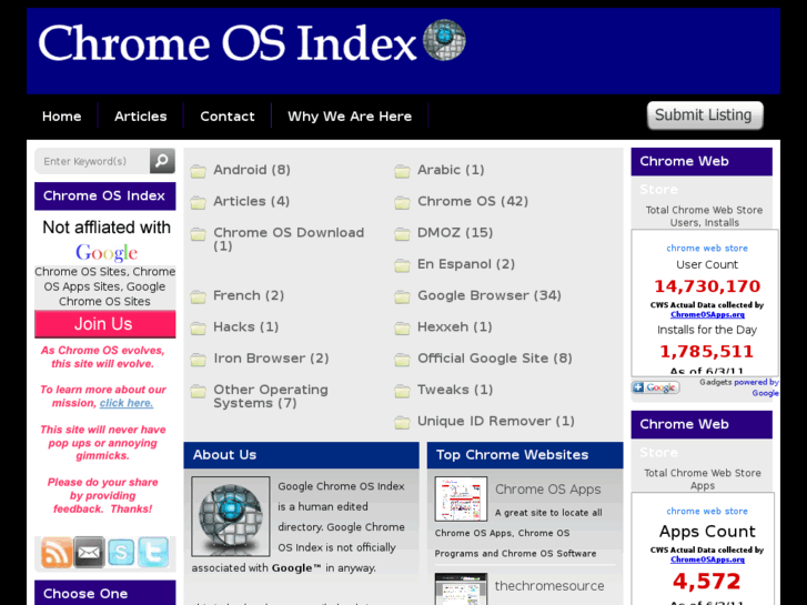 www.chromeosindex.org