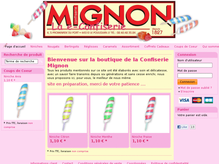 www.confiseriemignon.fr