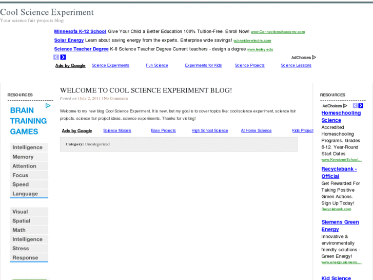 www.coolscienceexperiment.info