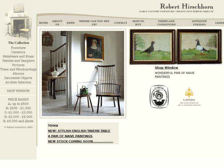 www.hirschhornantiques.com