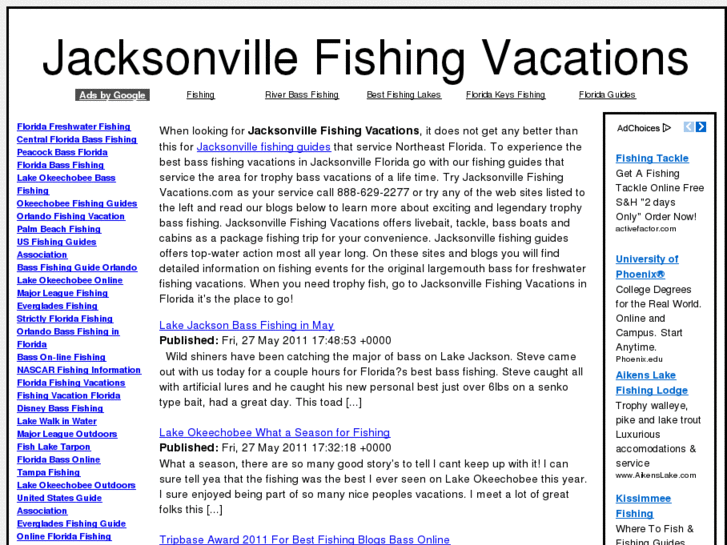 www.jacksonvillefishingvacations.com