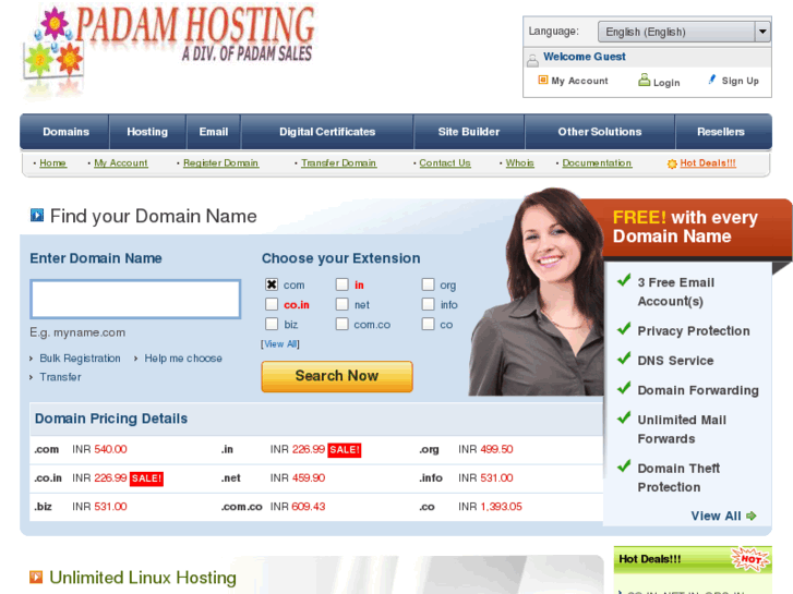 www.padamhosting.biz