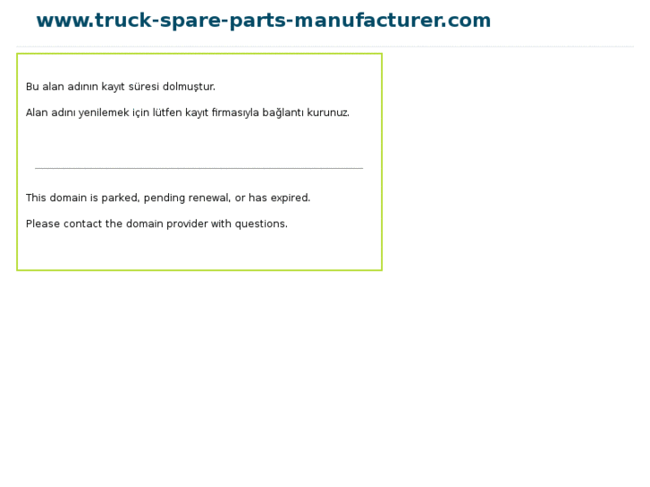 www.truck-spare-parts-manufacturer.com