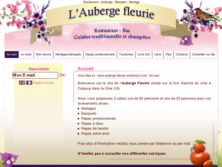 www.auberge-fleurie-restaurant.com