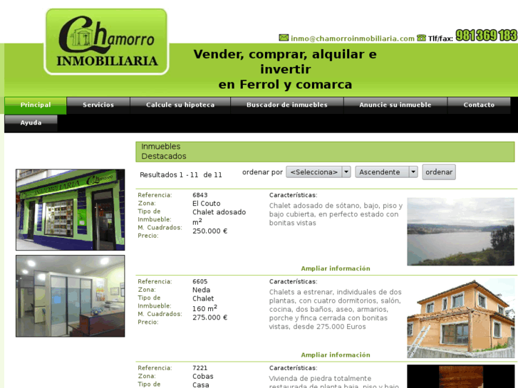 www.chamorroferrolinmobiliaria.com