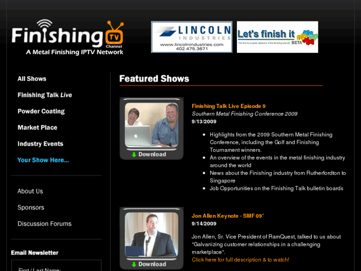 www.finishing.tv