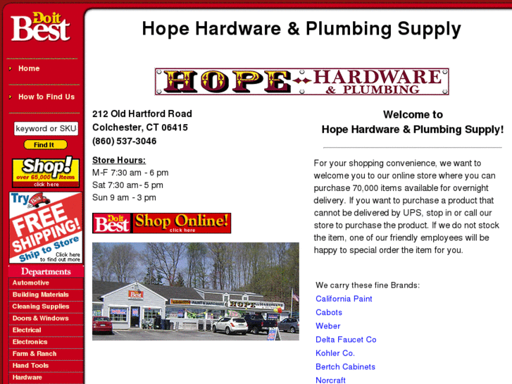 www.hopehardwareandplumbing.com