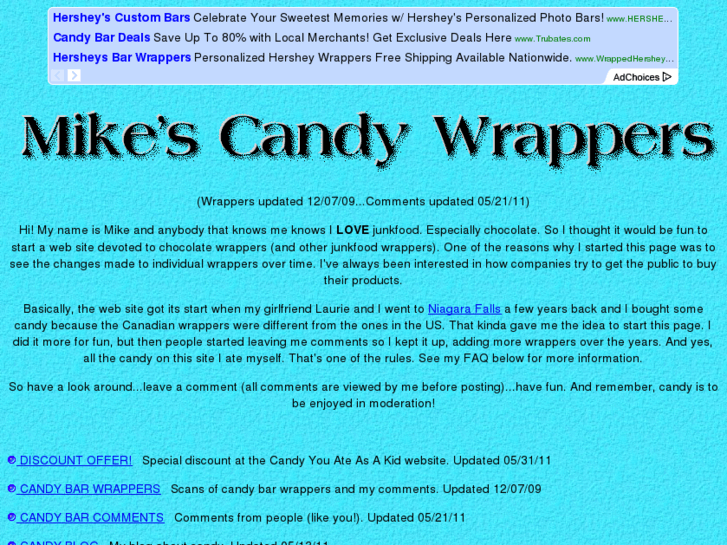 www.mikescandywrappers.com