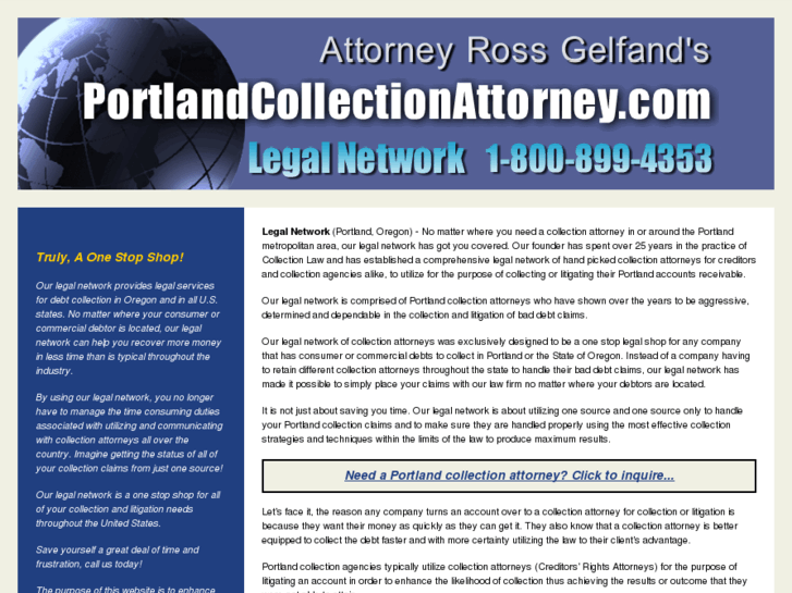 www.portlandcollectionattorney.com