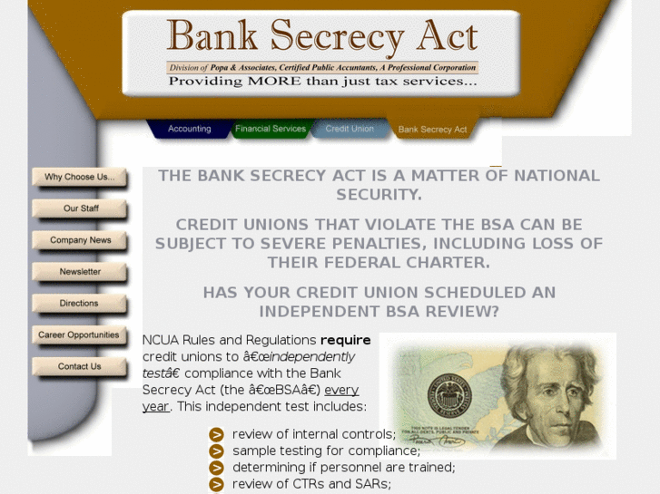 www.banksecrecyact.org