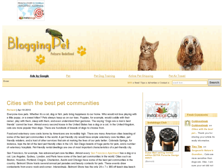 www.bloggingpet.com