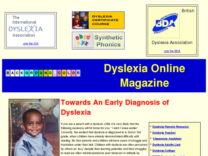 www.dyslexia-magazine.com