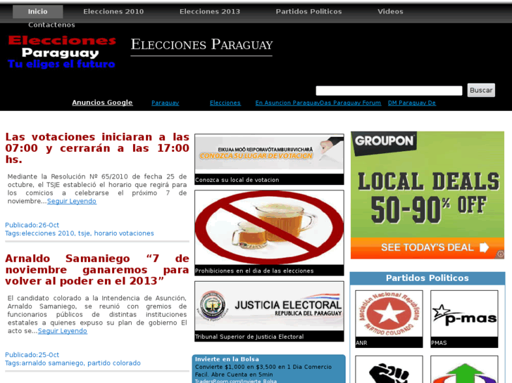 www.eleccionesparaguay.com