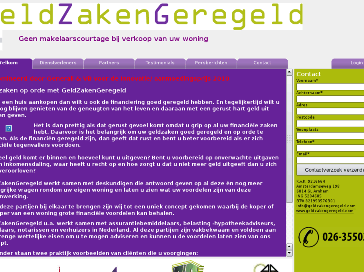 www.geldzakengeregeld.com