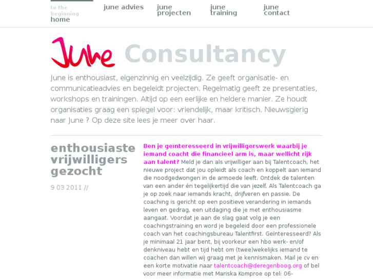 www.juneconsultancy.nl