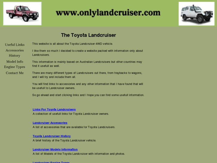 www.onlylandcruiser.com