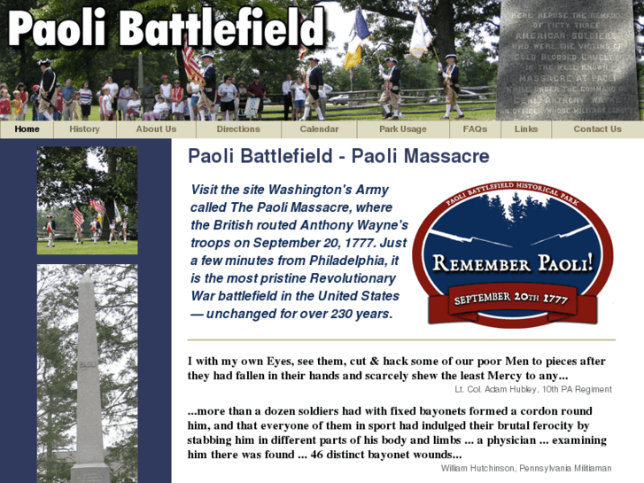 www.paolibattlefield.org