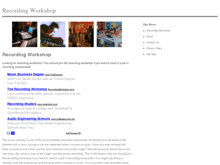 www.recordingworkshop.org