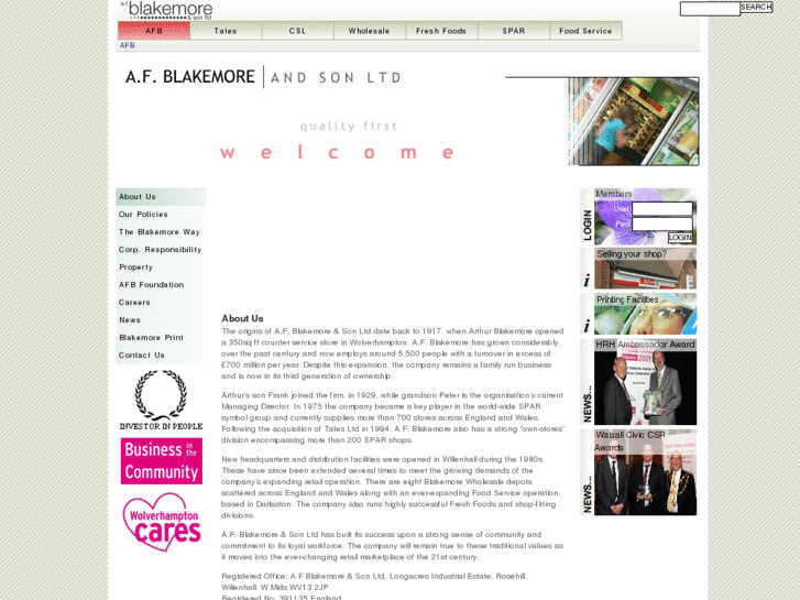 www.afblakemore.co.uk