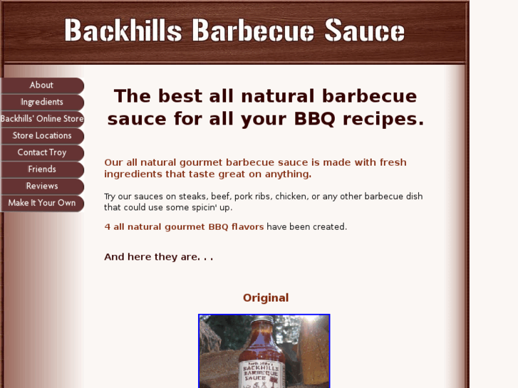 www.backhillsbarbecuesauce.com