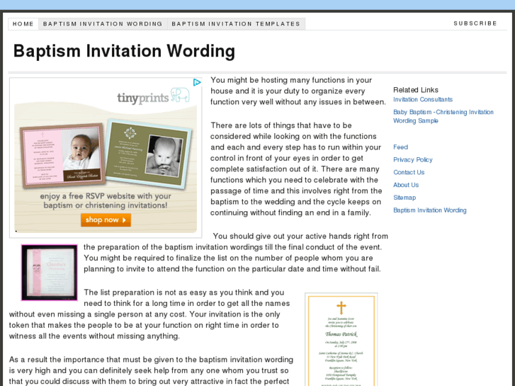 www.baptisminvitationwording.info