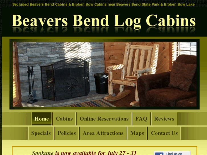 www.beaversbendlogcabins.com