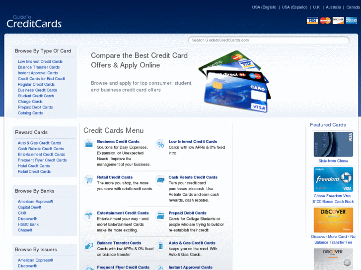 www.guidetocreditcards.com