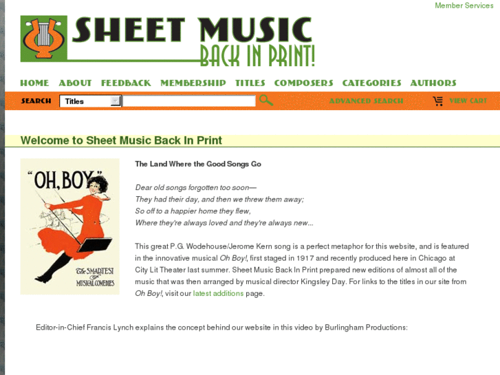 www.sheetmusicbackinprint.com