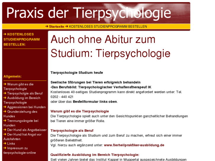 www.tierpsychologie-online.de