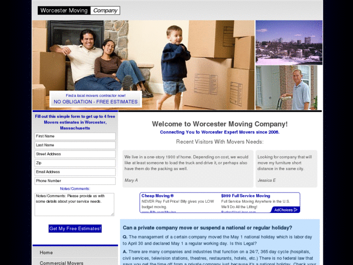 www.worcestermovingcompany.net