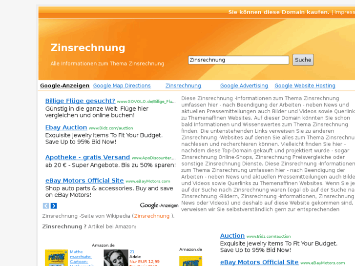 www.zinsrechnung.info