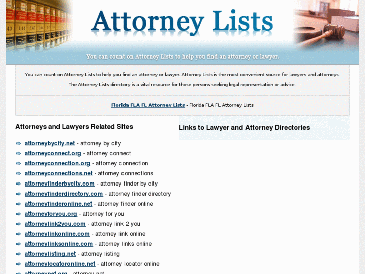 www.attorneylists.net