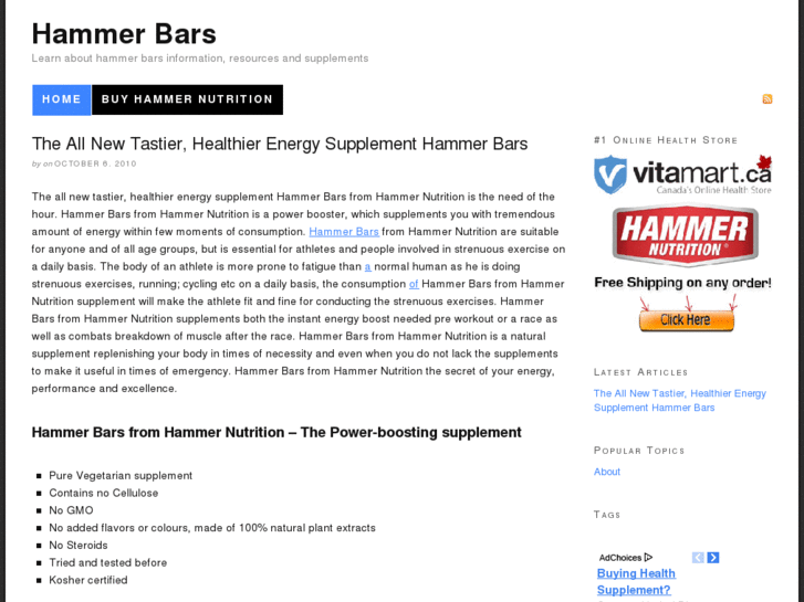 www.hammerbars.com