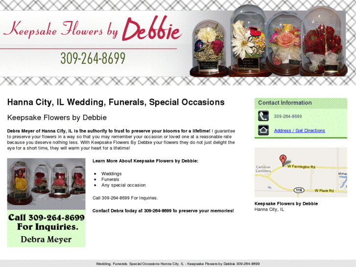 www.keepsakeflowersbydebbie.com