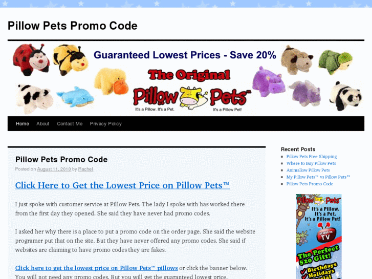 www.pillow-pets-promo-code.com