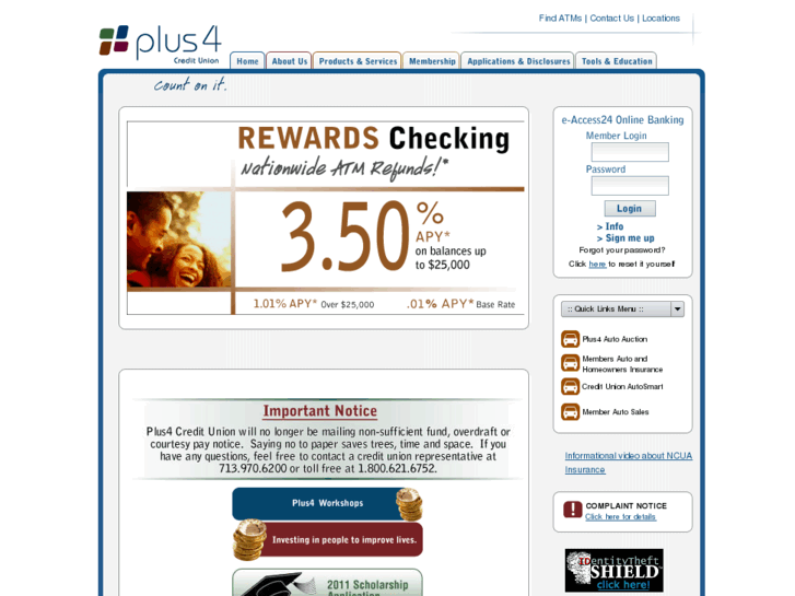 www.plus4checking.com