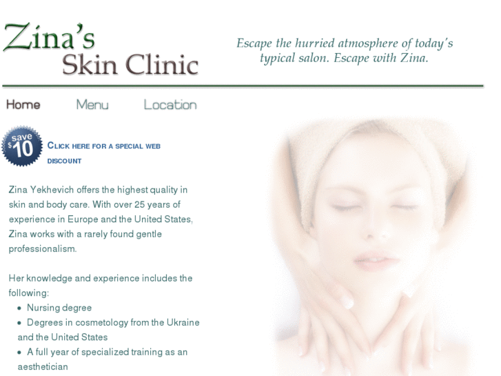 www.zinaskinclinic.com