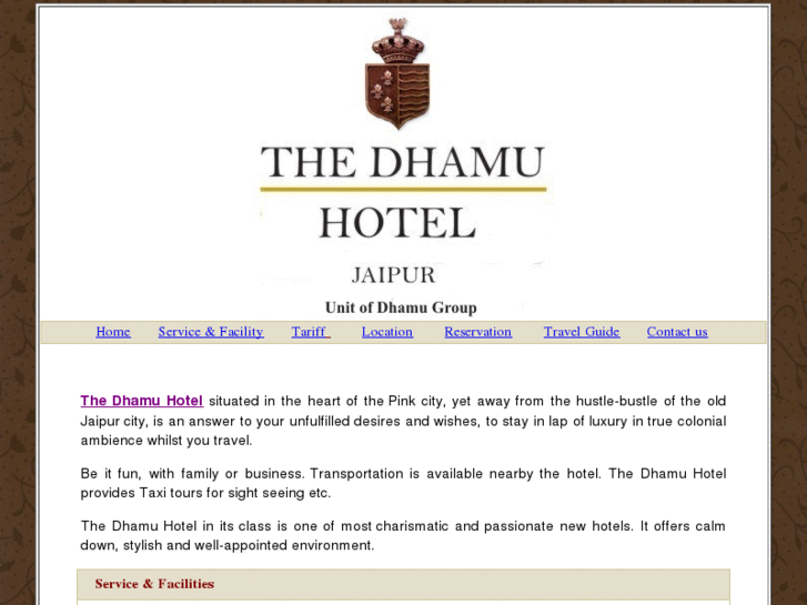 www.dhamuhoteljaipur.com