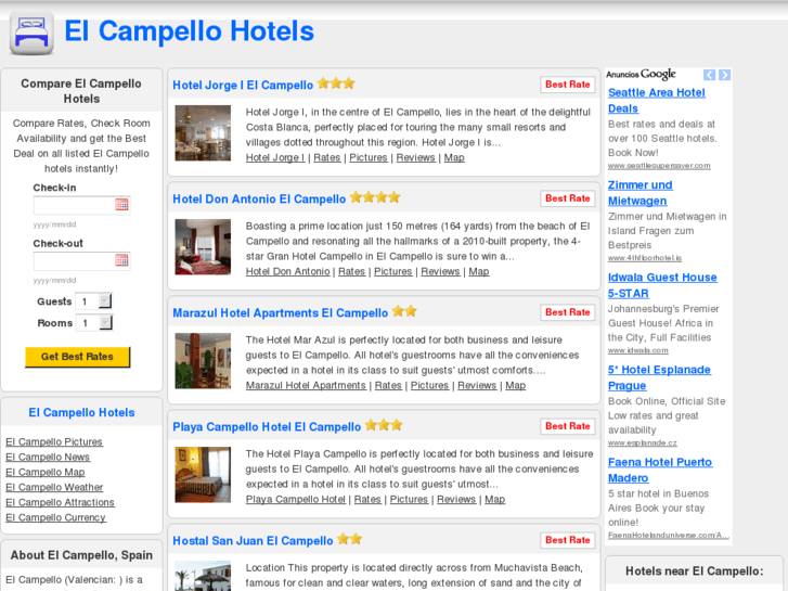 www.elcampellohotels.com