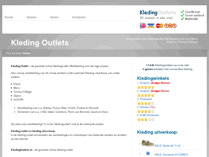 www.kledingoutlets.nl