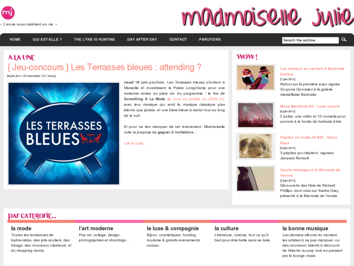 www.madmoisellejulie.fr