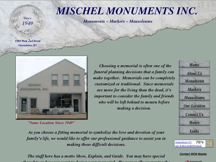 www.mischelmonuments.com