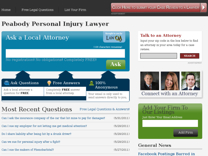 www.peabodypersonalinjurylawyer.com