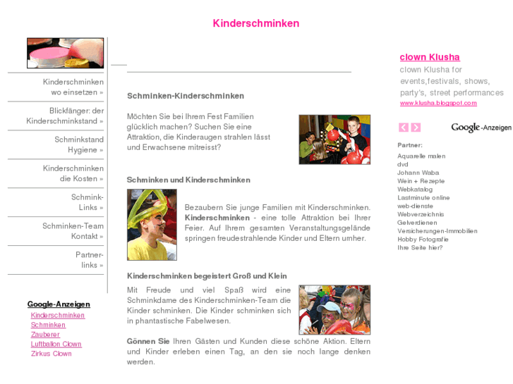 www.schminken-kinderschminken-team.de