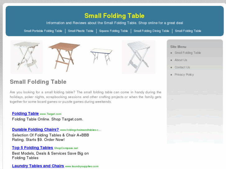 www.smallfoldingtable.org