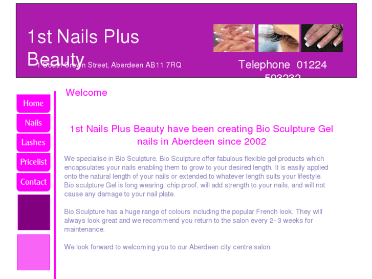 www.1stnailsplusbeauty.com