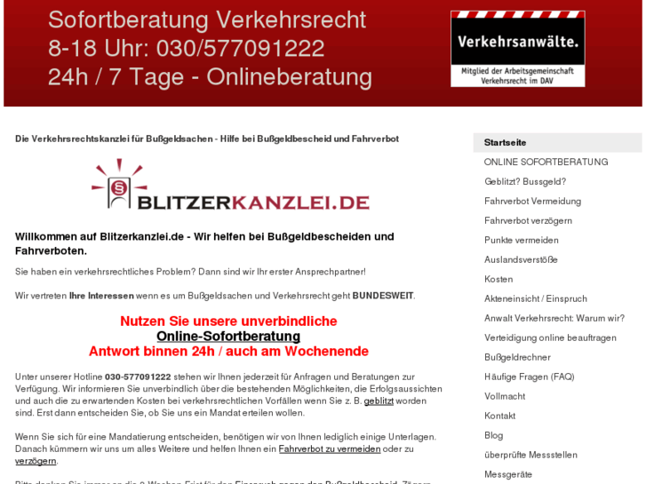 www.blitzerkanzlei.de