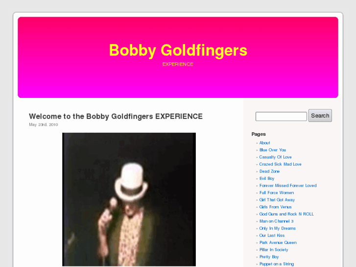 www.bobbygoldfingers.info