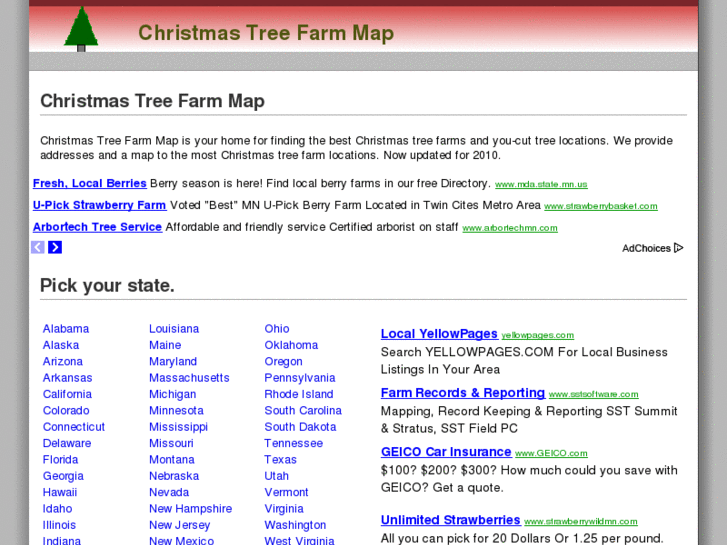 www.christmastreemap.com