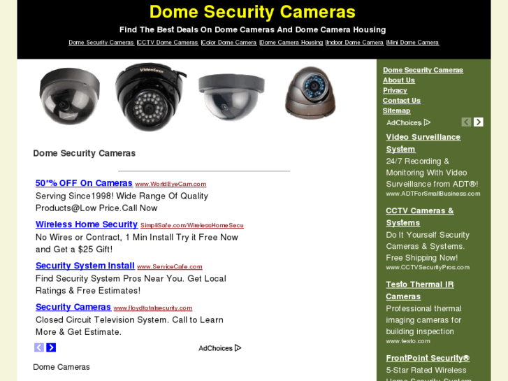 www.domesecuritycameras.net